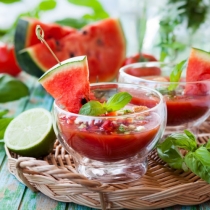 Melónové gazpacho